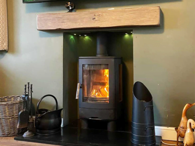 Natural Oak Wooden Deep Beam